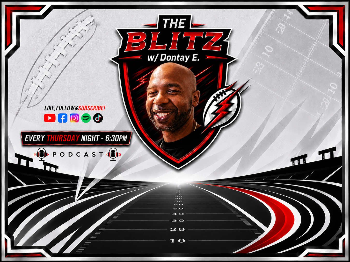 The Blitz w/ Dontay E. — hosted by Dontay Evans, every Thursday night at 6:30 PM